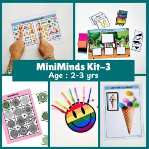 Mini Minds Kit-3 for age 2-3yrs