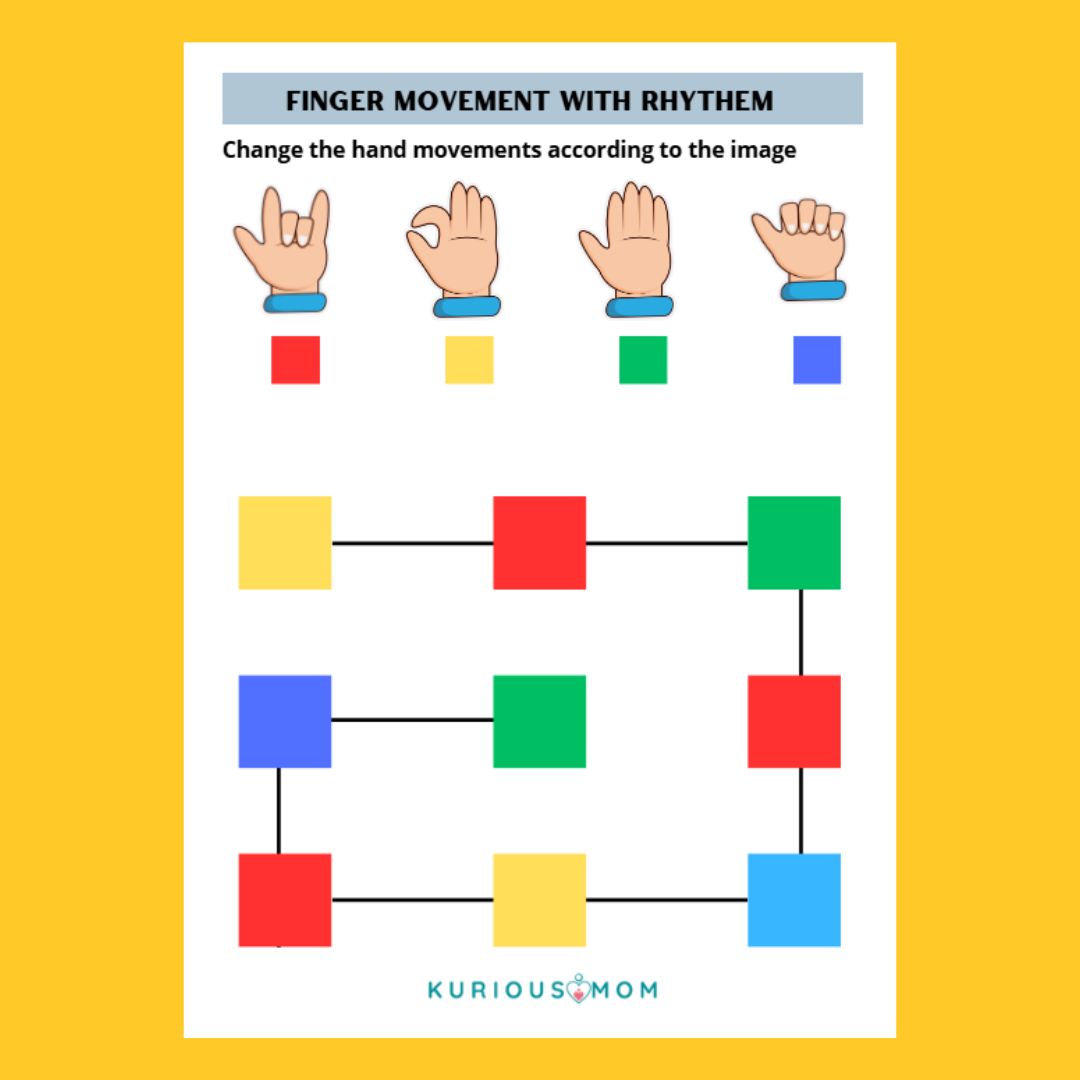 Brain gym for kids printable worksheet - Image 2
