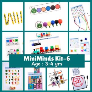 Mini Minds Kit-6 for age 3-4yrs