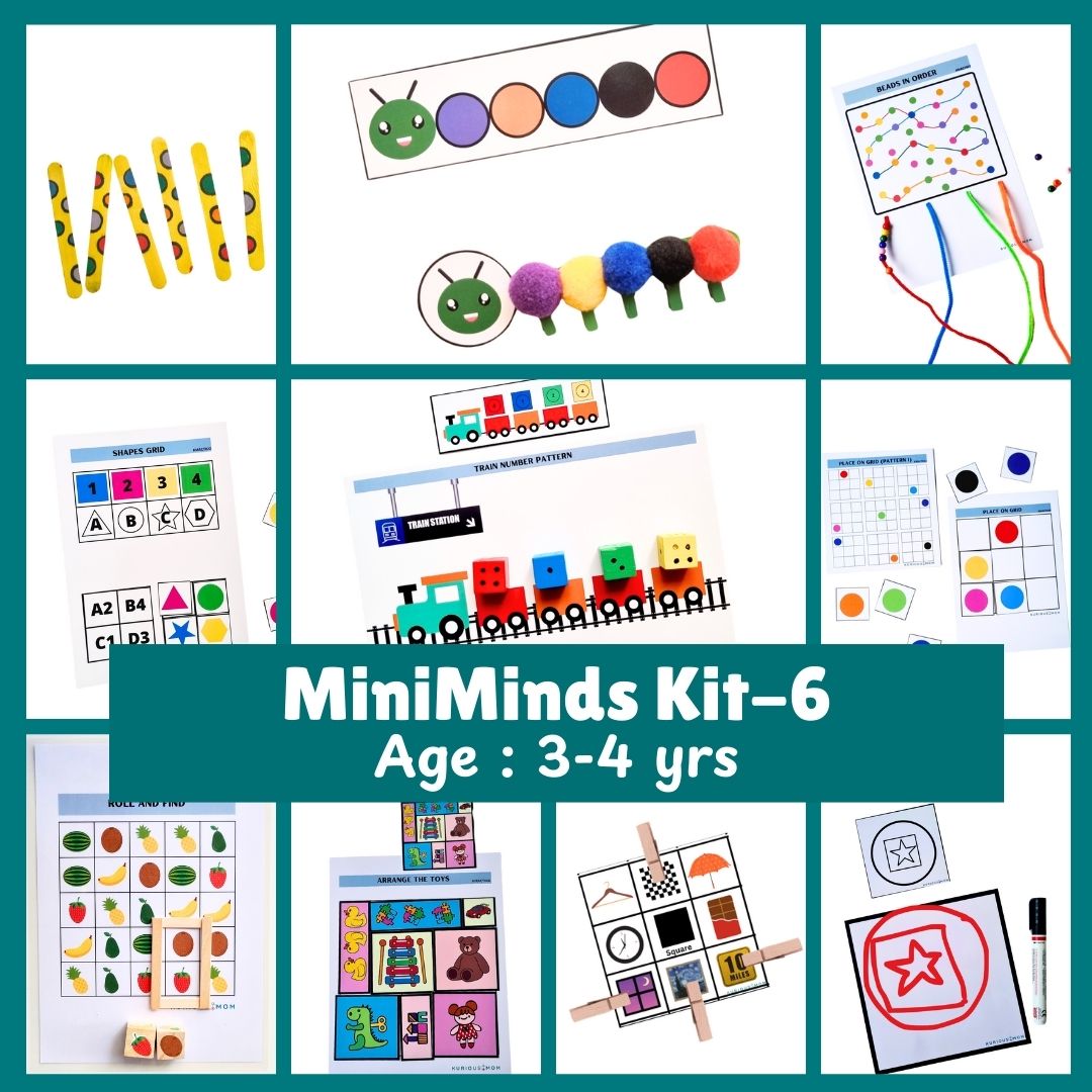 Mini Minds Kit-6 for age 3-4yrs