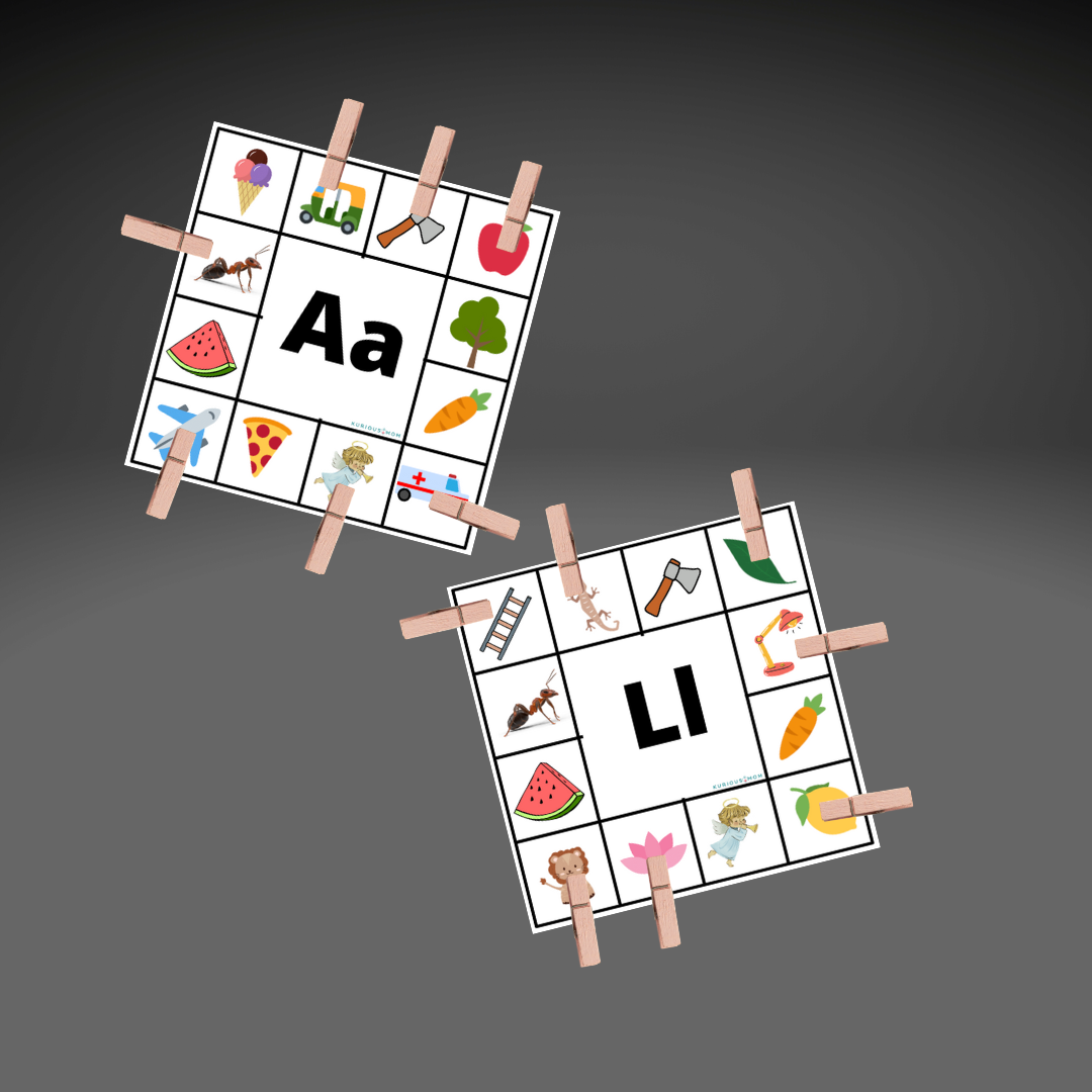 Alphabet Pegpin Game Downloadable Printable Worksheet - Image 2