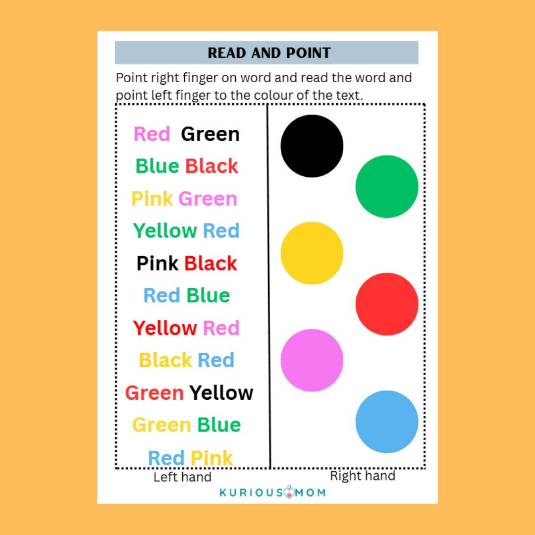 Brain gym printable worksheet - Image 3