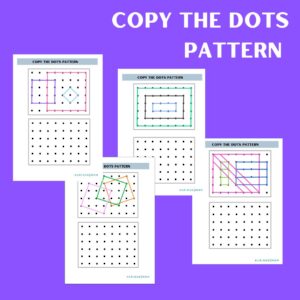 Copy the Dots Pattern printable worksheet