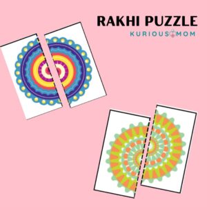 Rakhi puzzle Printable worksheet