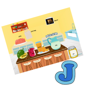 Alphabet Object Scene Downloadable Printable Worksheet