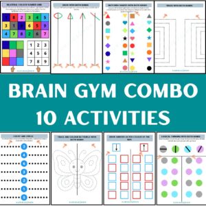 10-in-1 Brain gym worksheets