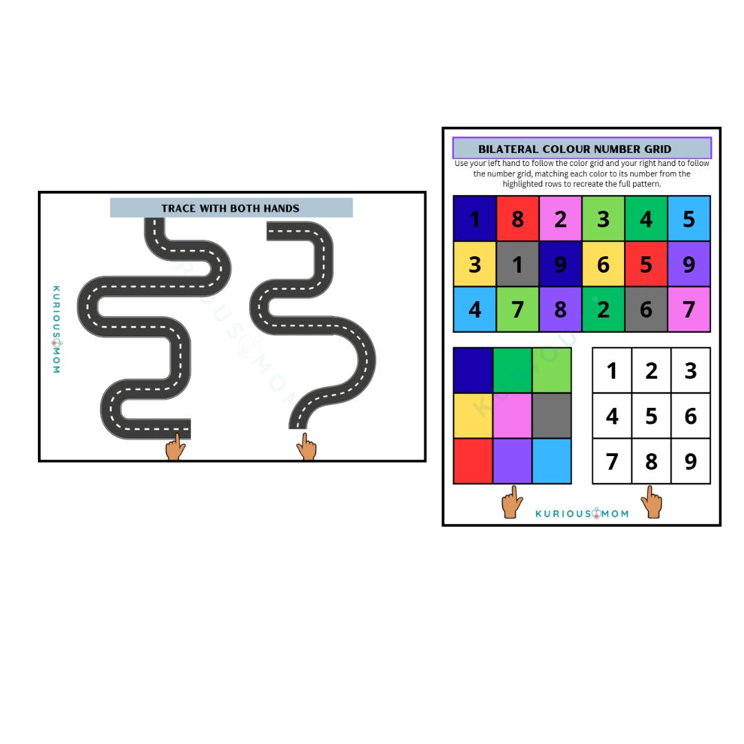 10-in-1 Brain gym worksheets - Image 4