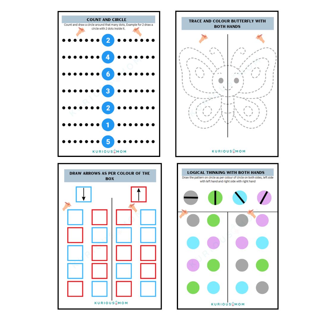 10-in-1 Brain gym worksheets - Image 5
