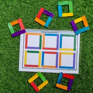 Popsicle Square Colour Match Activity kit KMACT006