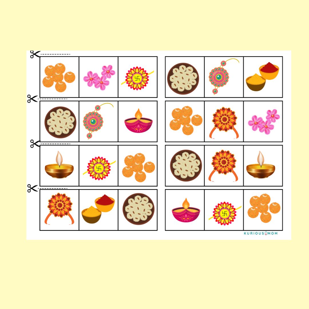Rakhi plate setup Printable worksheet - Image 3