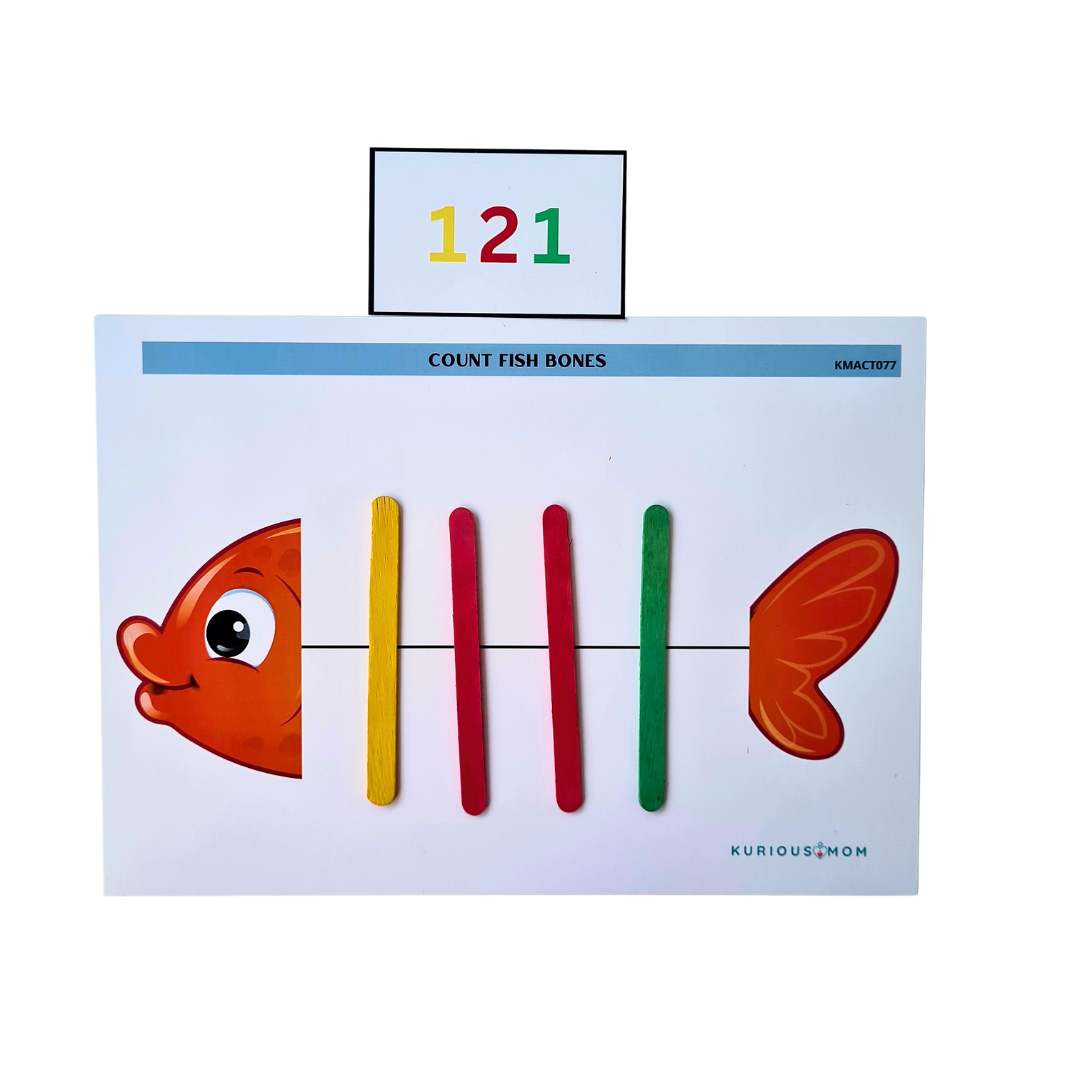 Count fish bones - KMACT077 - Image 2