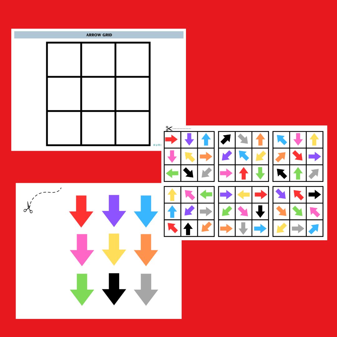 Arrow Grid Activity printable worksheet - Image 3