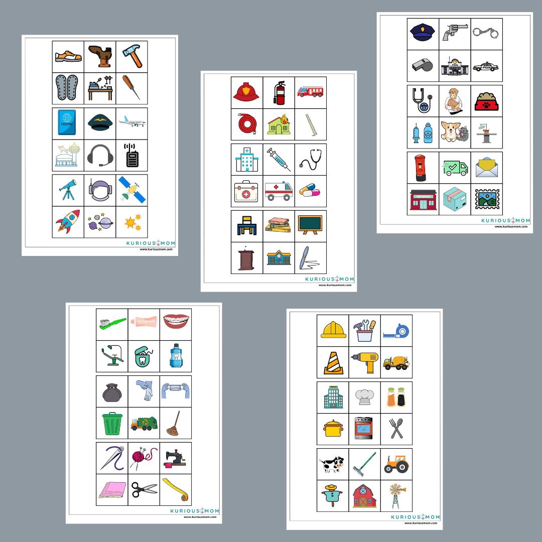 Community Helper: Find the Tools printable worksheet - Image 3