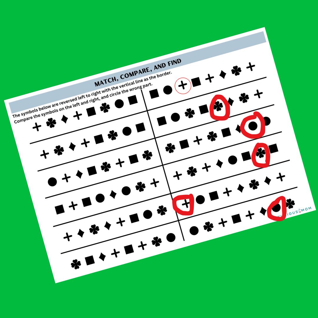 Match, Compare, and Find Activity printable worksheet - Image 2