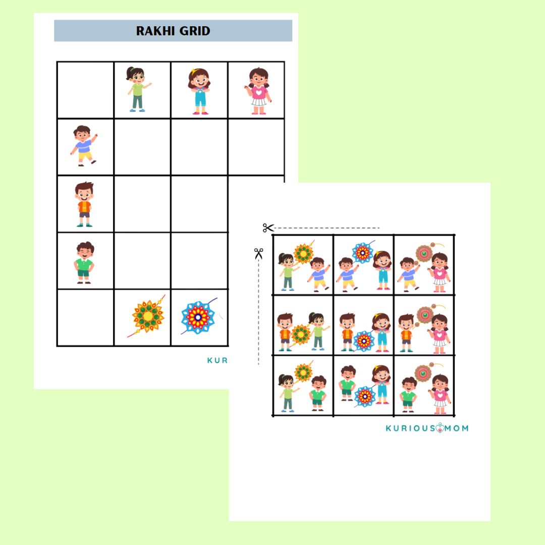 Rakhi grid Printable worksheet - Image 3