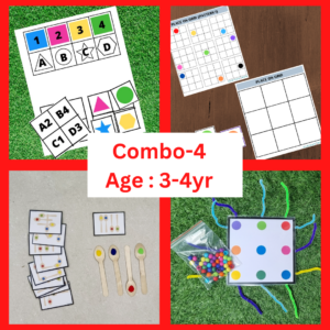 Combo 4 activity kit for 3-4yr
