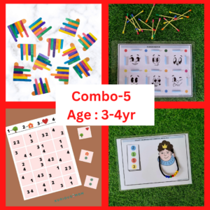 Combo 5 activity kit for 3-4yr
