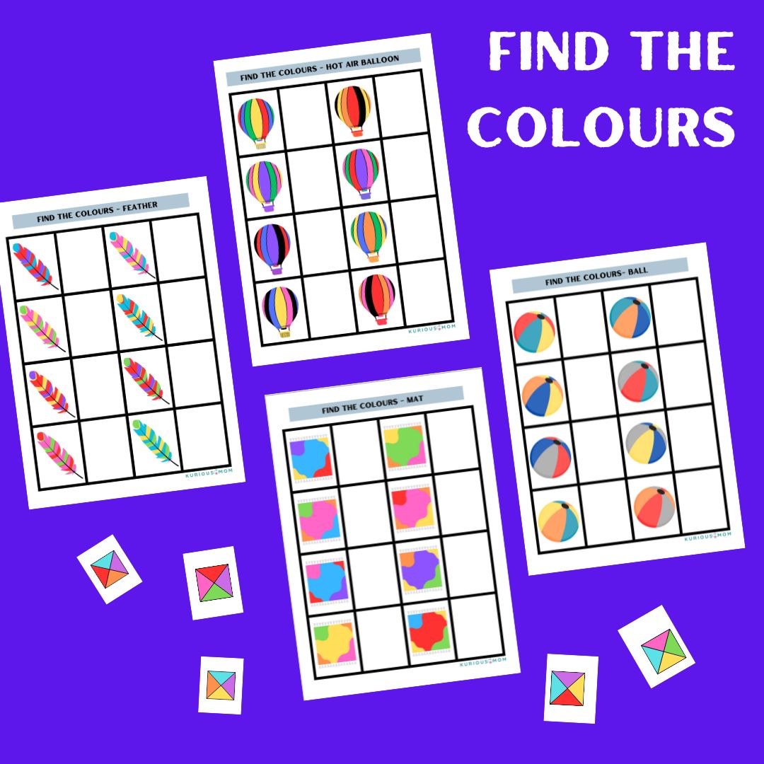 Find the Colors printable worksheet