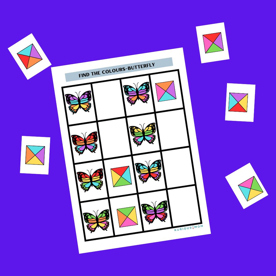 Find the Colors printable worksheet - Image 2