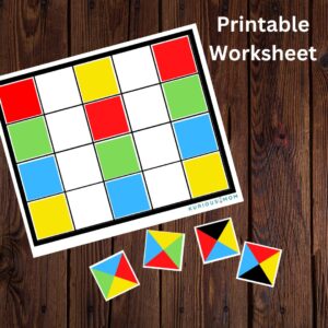 Complete the grid Downloadable Printable worksheet