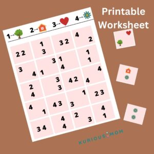 Decode and Match Downloadable Printable worksheet