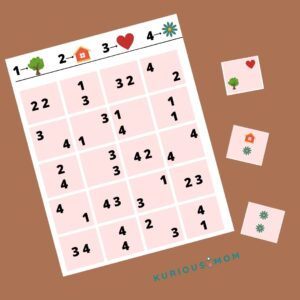 Number and position coding KMACT035