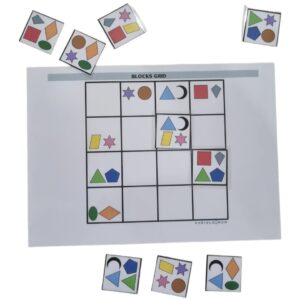 Shapes grid activity kit KMACT029
