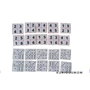 Dice and number pattern activity KMACT040
