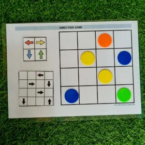 Direction with grid activity for 3.5 yr+ kids KMACT014