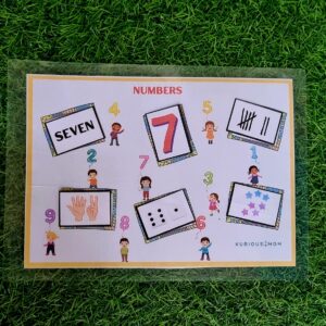 Find different number 1-10 activity for 2.5 yr+ kids KMACT019