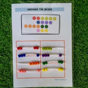 Beads count and copy pattern activity for 3.5yr+ kids KMACT015