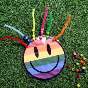 Smiley hair colour sort activity for 1.5+ yr old - KMACT002