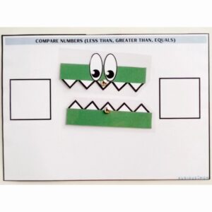 Crocodile Comparison  activity for 3+yr KMACT034