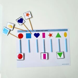 Skewers Shapes matching Activity KMACT064